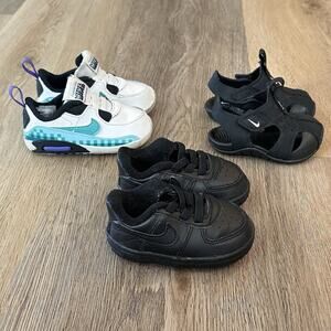 Nike Infant Toddler Boys Shoes Lot of 3 Size (2) 2C & (1) 4C EUC Sneakers Shoes
